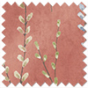 Willow Field, French Coral - Motorised Roman Blind